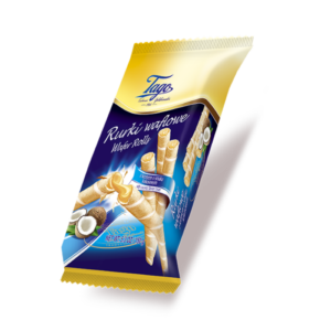 TAGO RURKA WAFLOWA Z KREMEM KOKOSOWYM 150G